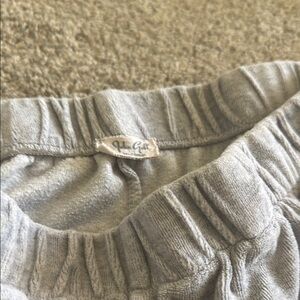 Brandy Melville Gray Track Pants with Elastic Waistband